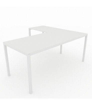 【Mesa de oficina Contour con ala ML】Mejor Calidad y Precio