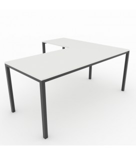 【Mesa de oficina Contour con ala ML】Mejor Calidad y Precio 2