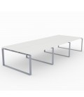 Mesa Bench Modern de 6 puestos de trabajo