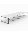 Mesa Bench Modern de 8 puestos de trabajo
