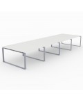 Mesa Bench Modern de 8 puestos de trabajo