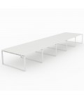 Mesa Bench Modern de 10 puestos de trabajo