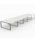 Mesa Bench Modern de 10 puestos de trabajo