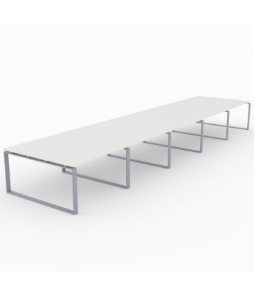 Mesa Bench Modern de 10 puestos de trabajo