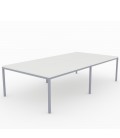 Mesa Bench Contour de 4 puestos de trabajo