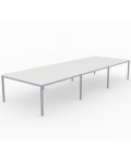 Mesa Bench Contour de 6 puestos de trabajo