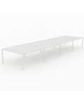 Mesa Bench Contour de 8 puestos de trabajo