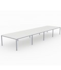 Mesa Bench Contour de 8 puestos de trabajo