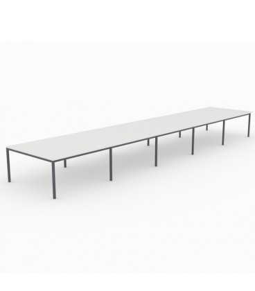 Mesa Bench Contour de 10 puestos de trabajo