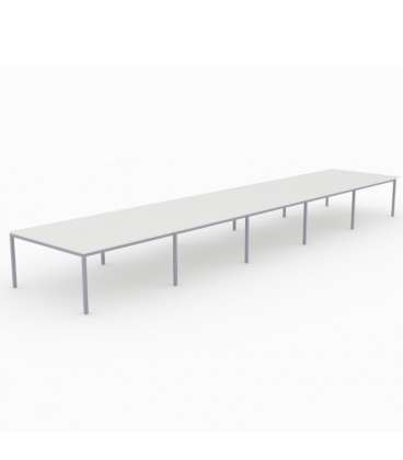 Mesa Bench Contour de 10 puestos de trabajo