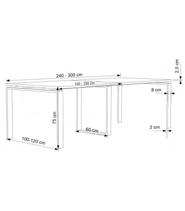 Ofimeet Classic ML - Mesa de reunión para oficinas  al mejor precio