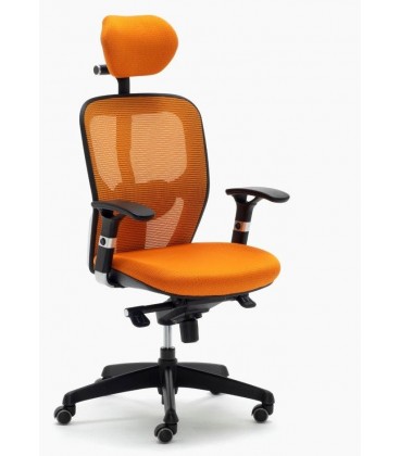 【Sillón giratorio respaldo en malla BRISTON CG】Mejor Calidad y Precio