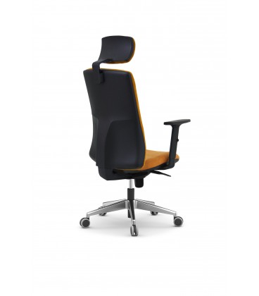Silla de oficina, con cabezal CONNECT BROKLYN