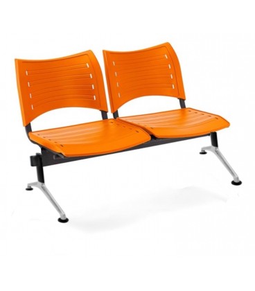 【Bancada con asiento y respaldo en polipropileno BANCADA POLI-2】