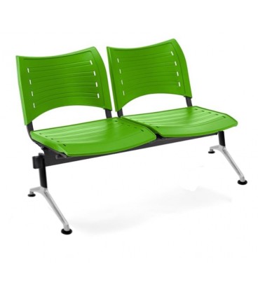 【Bancada con asiento y respaldo en polipropileno BANCADA POLI-2】
