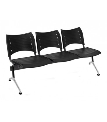 【Bancada con asiento y respaldo en polipropileno BANCADA POLI-3】