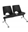 Bancada carcasa monoblock polipropileno, respaldo perforado BANCADASTRIKE-2