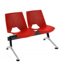 Bancada carcasa monoblock polipropileno, respaldo perforado BANCADASTRIKE-2