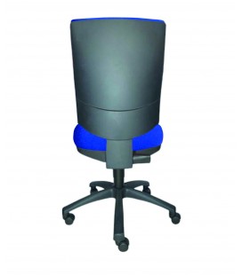 Silla giratoria, sin brazos, tapizada FLASH-SB