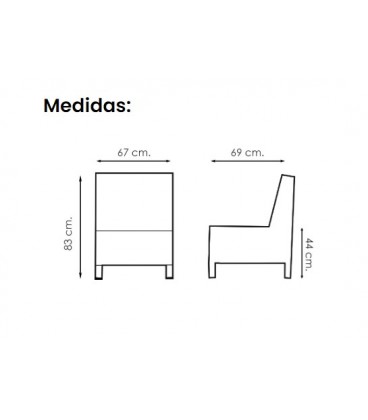 Módulo de espera, polipiel M4000