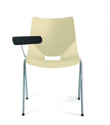 【Silla de formación polipropileno con pala de escritura SHELLPOLI-PALA】