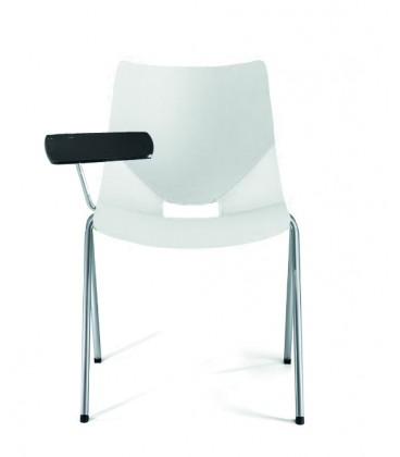 【Silla de formación polipropileno con pala de escritura SHELLPOLI-PALA】