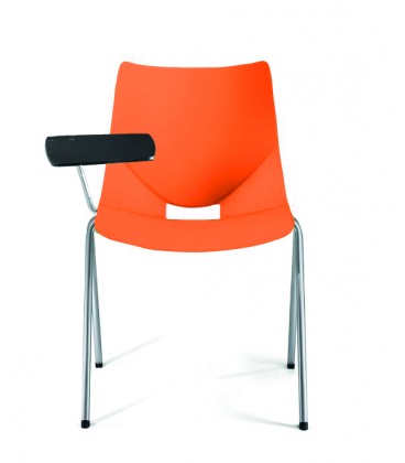 【Silla de formación polipropileno con pala de escritura SHELLPOLI-PALA】
