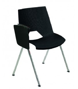 【Silla de formación polipropileno con pala de escritura STRIKEPOLI-PALA】 2