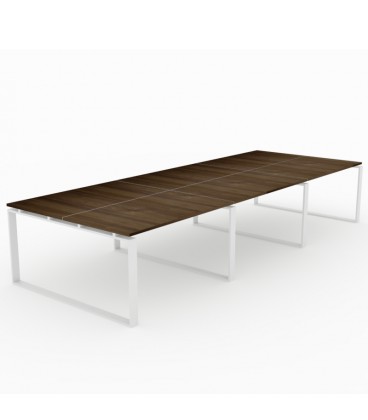 Mesa Bench Modern de 6 puestos de trabajo