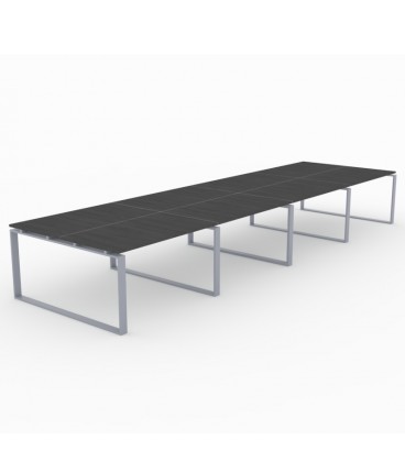 Mesa Bench Modern de 8 puestos de trabajo