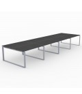 Mesa Bench Modern de 8 puestos de trabajo