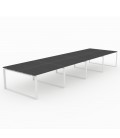 Mesa Bench Modern de 8 puestos de trabajo