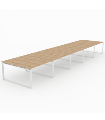 Mesa Bench Modern de 10 puestos de trabajo