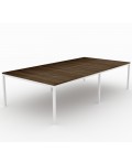 Mesa Bench Contour de 4 puestos de trabajo