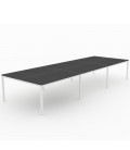 Mesa Bench Contour de 6 puestos de trabajo