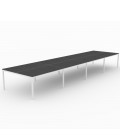 Mesa Bench Contour de 8 puestos de trabajo