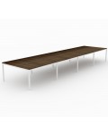 Mesa Bench Contour de 8 puestos de trabajo
