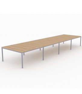 【Mesa de trabajo Bench Contour de 8 puestos】Mejor Calidad y Precio 2