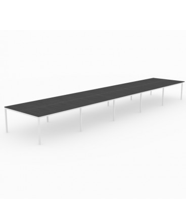 Mesa Bench Contour de 10 puestos de trabajo