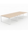 Mesa Bench Modern de 6 puestos de trabajo