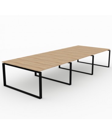 Mesa Bench Modern de 6 puestos de trabajo