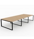 Mesa Bench Modern de 6 puestos de trabajo
