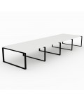 Mesa Bench Modern de 8 puestos de trabajo