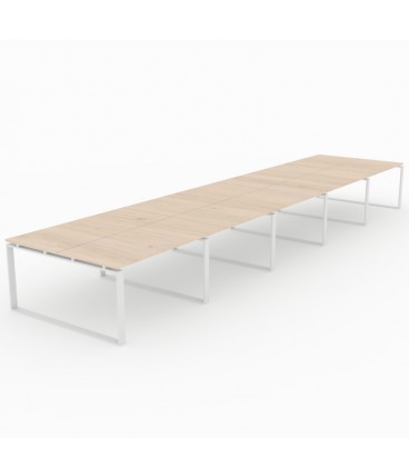 Mesa Bench Modern de 10 puestos de trabajo