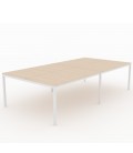 Mesa Bench Contour de 4 puestos de trabajo