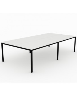 【Mesa de trabajo Bench Contour de 4 puestos】Mejor Calidad y Precio 2