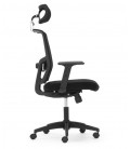 ▷ Silla giratoria con soporte lumbar y cabecero regulable