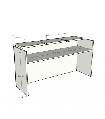 Mostrador TRIPLET COLOR-60