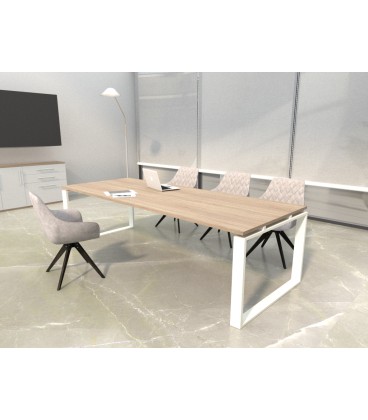 Mesa de reunión barata Ofimeet Modern ML - Materiales de calidad