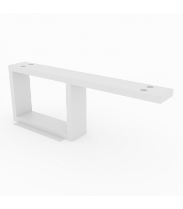 Mesa de oficina moderna Ofiplus-SC-ML chapa metálica con cajonera